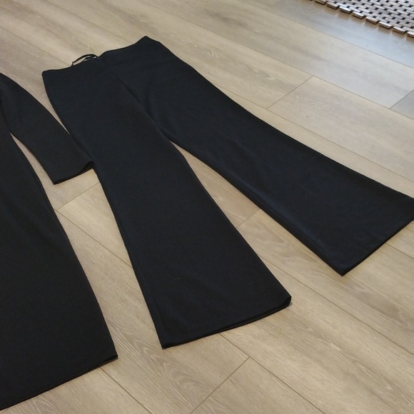 LIMITED TIME OFFER! Indication Black Faux Fur Coatwith Matching Pant - Picture 15 of 17